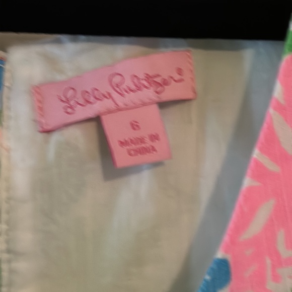 Lilly Pulitzer Cathy Shift Dress in Hibiscus Stroll size 6 - Picture 6 of 6